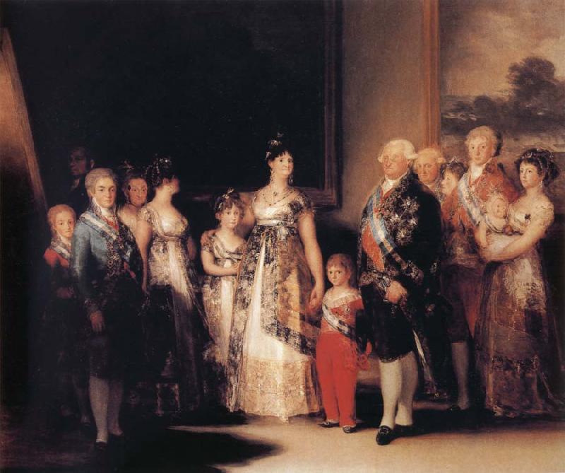 Francisco Jose de Goya The Family of Charles IV France oil painting art